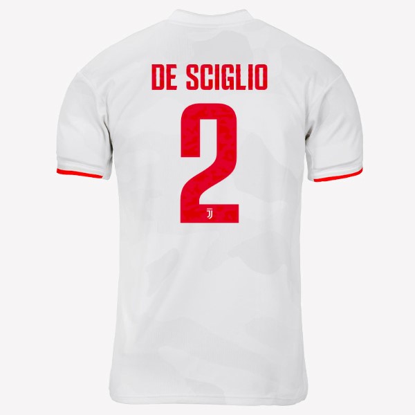 Camiseta Juventus NO.2 De Sciglio 2ª 2019/20 Gris Blanco